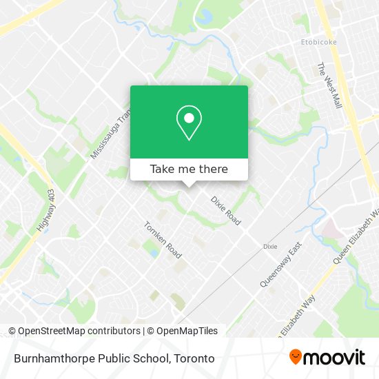 Burnhamthorpe Public School map