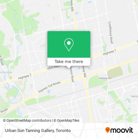 Urban Sun Tanning Gallery map