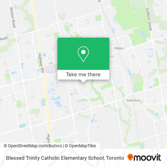 Blessed Trinity Catholic Elementary School map