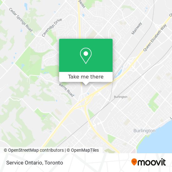 Service Ontario plan