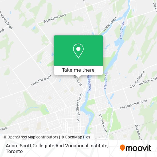 Adam Scott Collegiate And Vocational Institute map