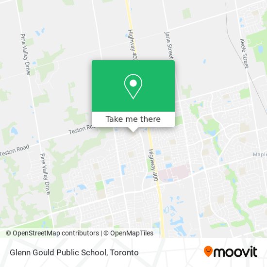 Glenn Gould Public School map