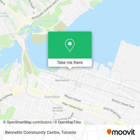 Bennetto Community Centre map