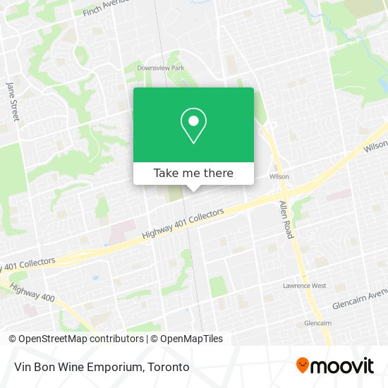 Vin Bon Wine Emporium plan
