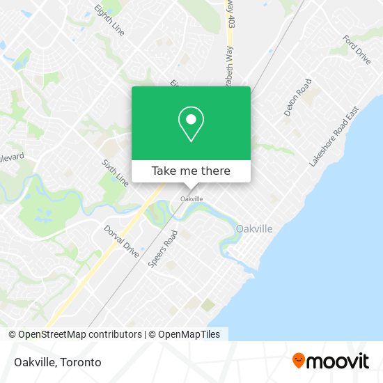 Oakville map