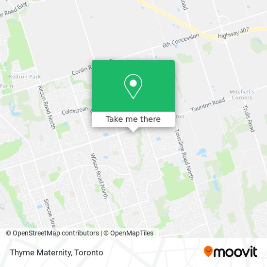 Thyme Maternity map