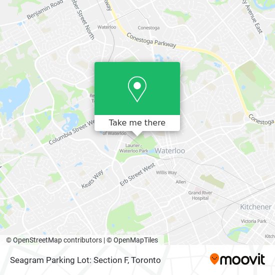 Seagram Parking Lot: Section F plan