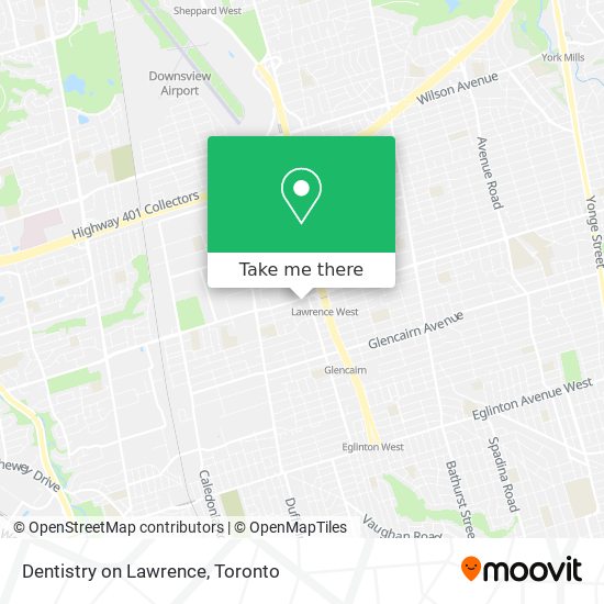 Dentistry on Lawrence map