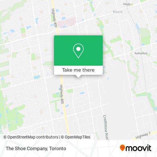 The Shoe Company map