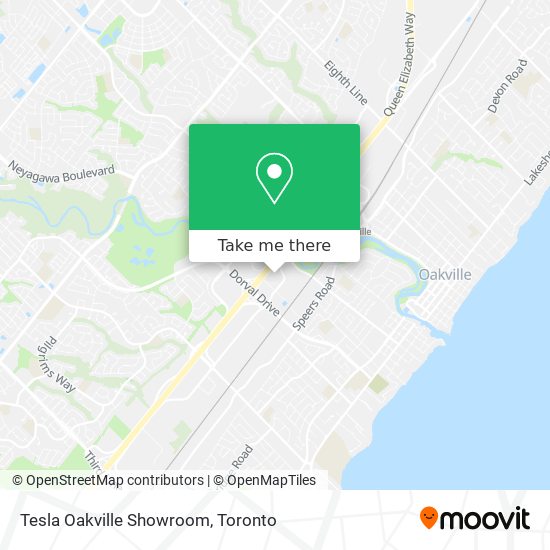 Tesla Oakville Showroom plan