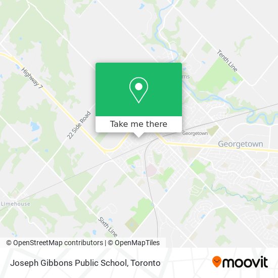 Joseph Gibbons Public School map