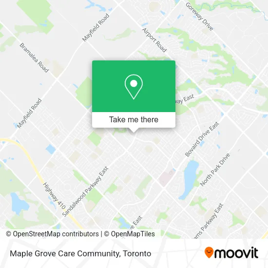 Maple Grove Care Community map