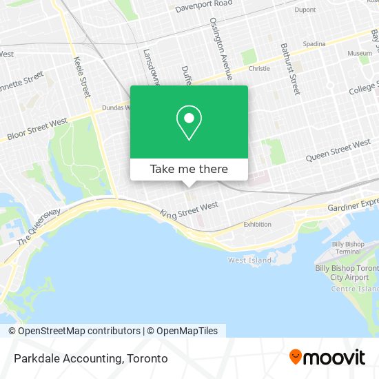 Parkdale Accounting map