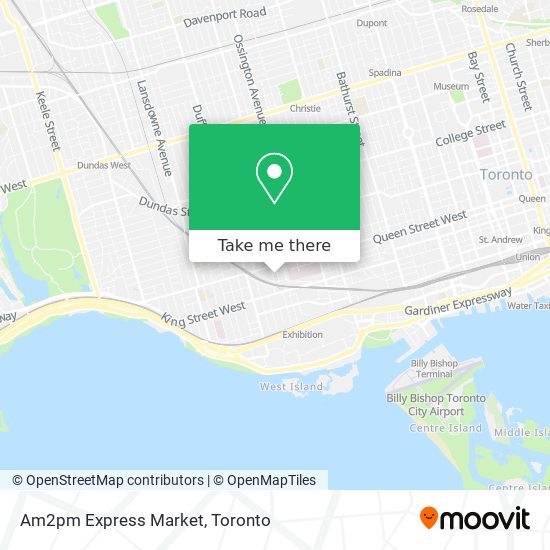 Am2pm Express Market map