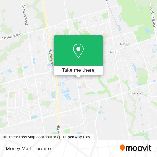 Money Mart map