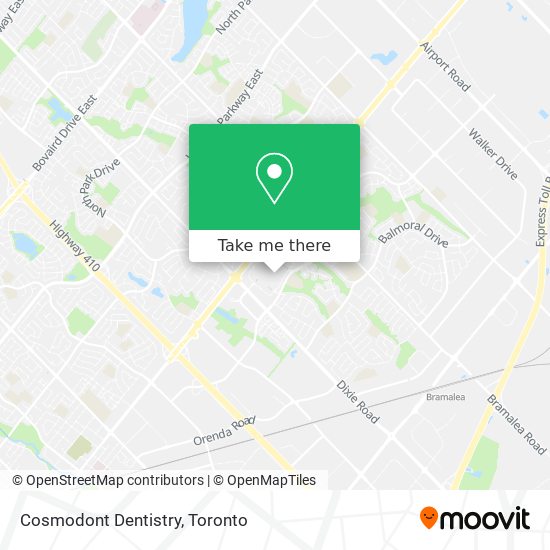 Cosmodont Dentistry map
