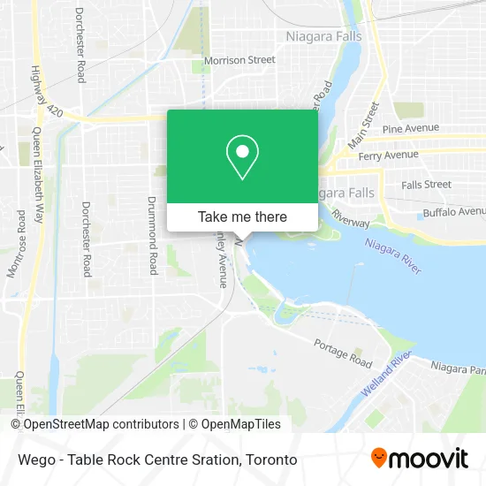 Wego - Table Rock Centre Sration plan