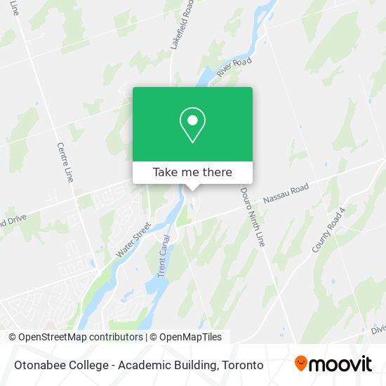 Otonabee College - Academic Building map