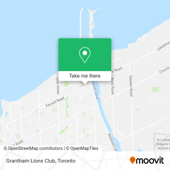 Grantham Lions Club map
