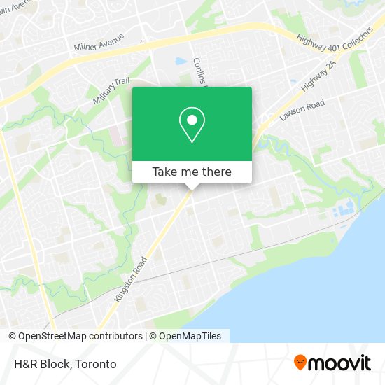 H&R Block map