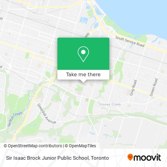 Sir Isaac Brock Junior Public School map