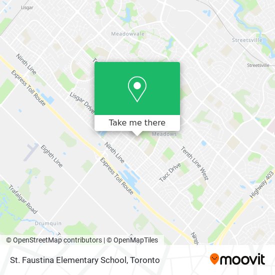 St. Faustina Elementary School map