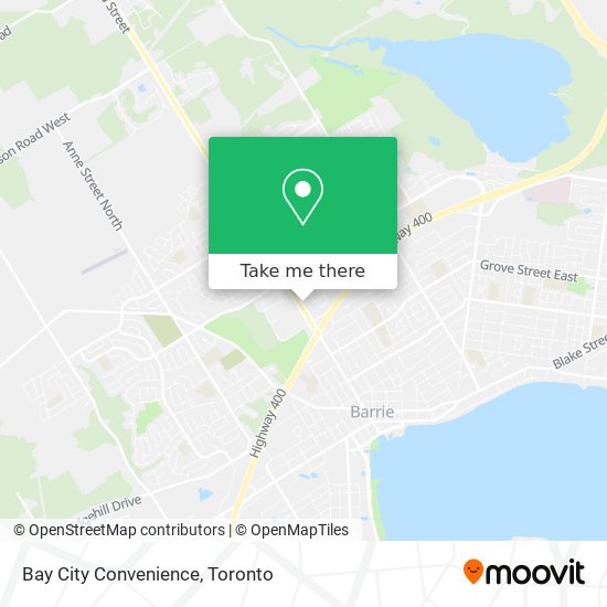 Bay City Convenience map