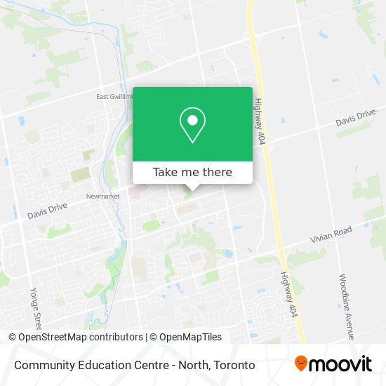 Community Education Centre - North map