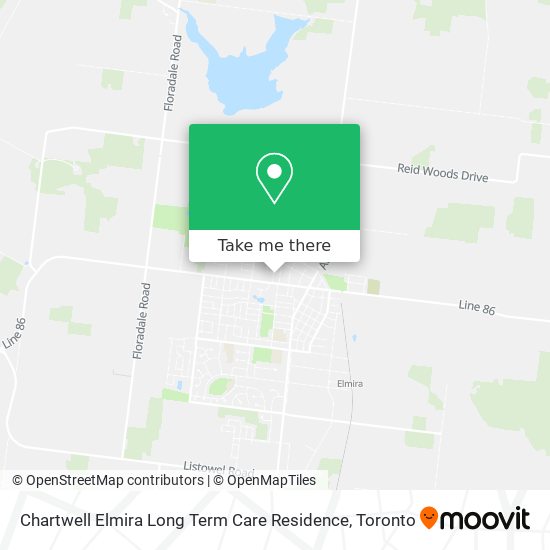 Chartwell Elmira Long Term Care Residence map