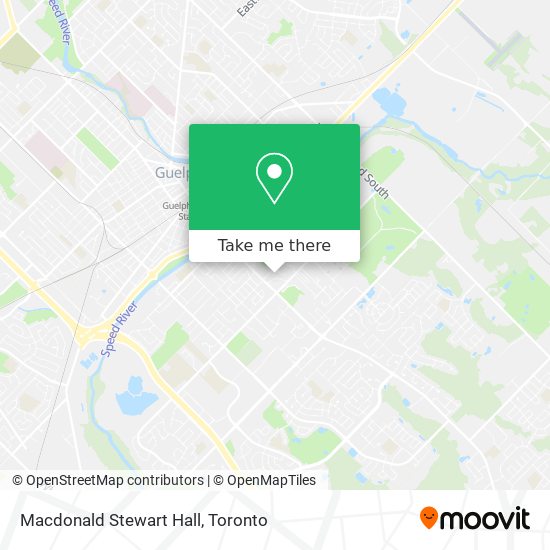 Macdonald Stewart Hall map