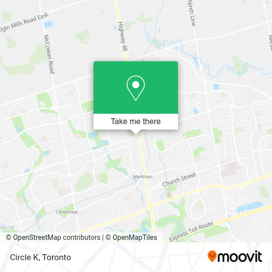 Circle K map