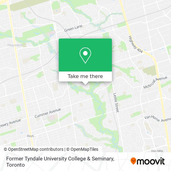 Former Tyndale University College & Seminary map