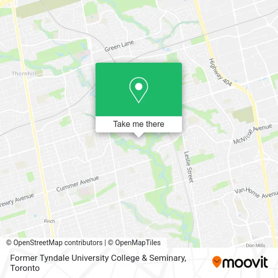 Former Tyndale University College & Seminary map