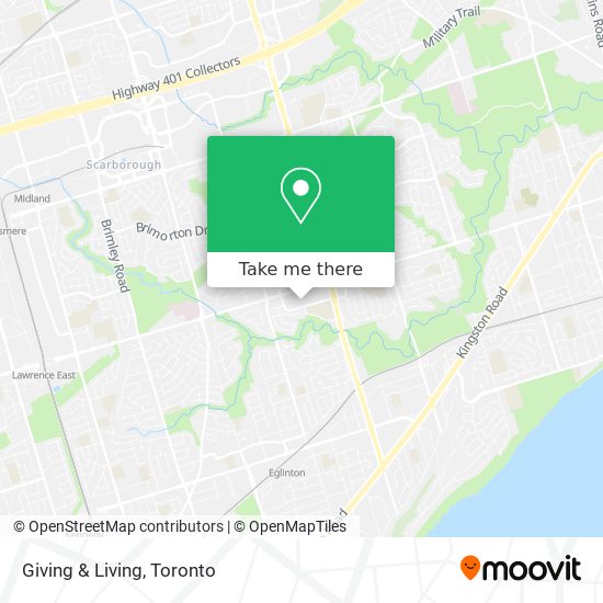 Giving & Living map