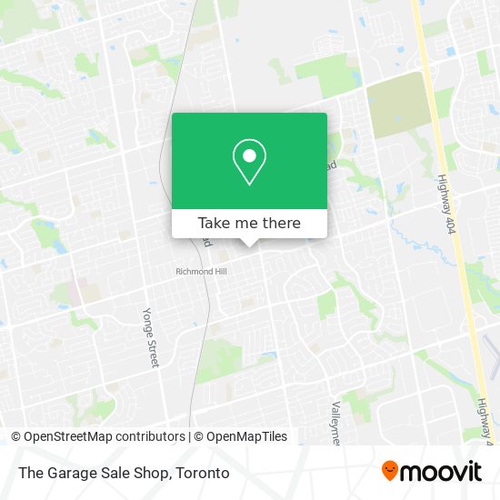 The Garage Sale Shop map