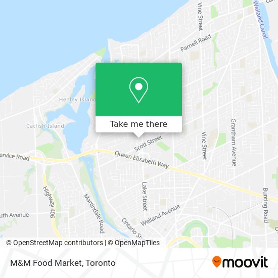 M&M Food Market map