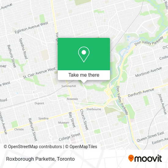 Roxborough Parkette map