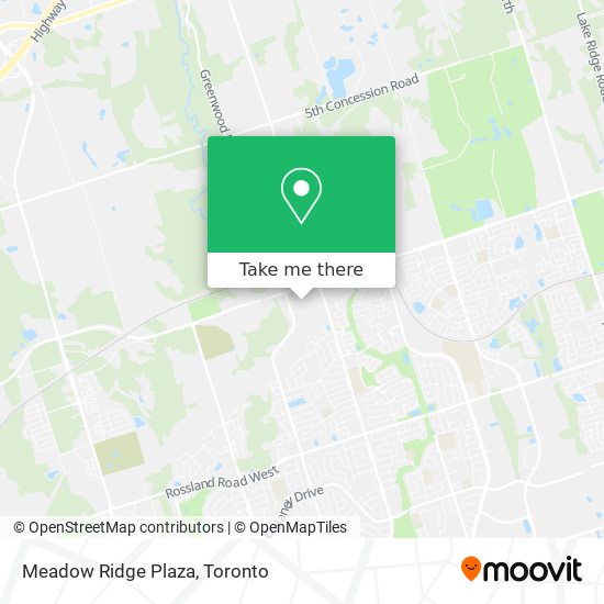 Meadow Ridge Plaza map
