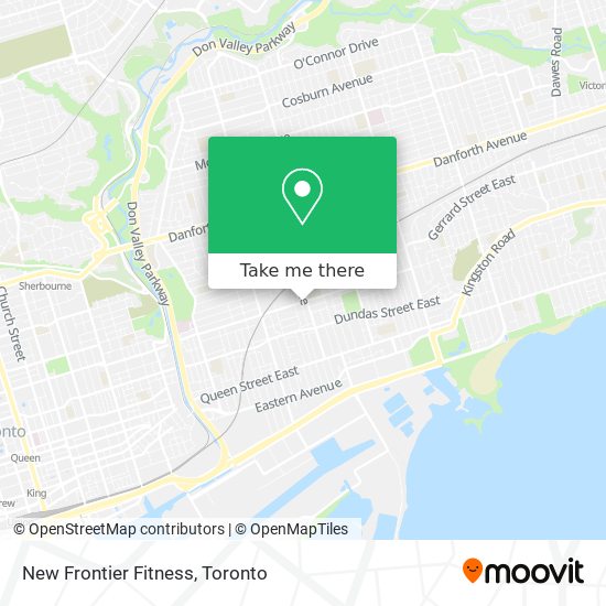 New Frontier Fitness map