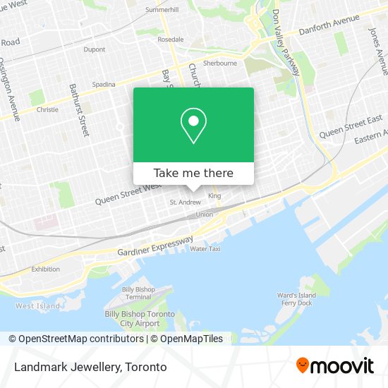 Landmark Jewellery map