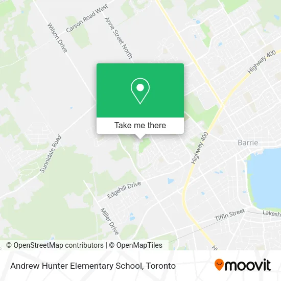 Andrew Hunter Elementary School map