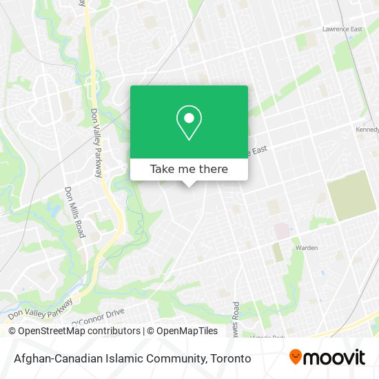 Afghan-Canadian Islamic Community map