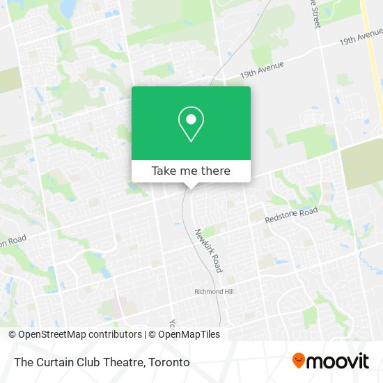 The Curtain Club Theatre map
