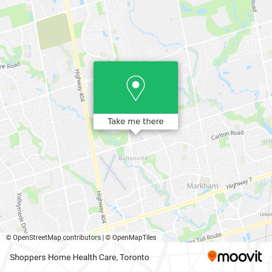 Shoppers Home Health Care map