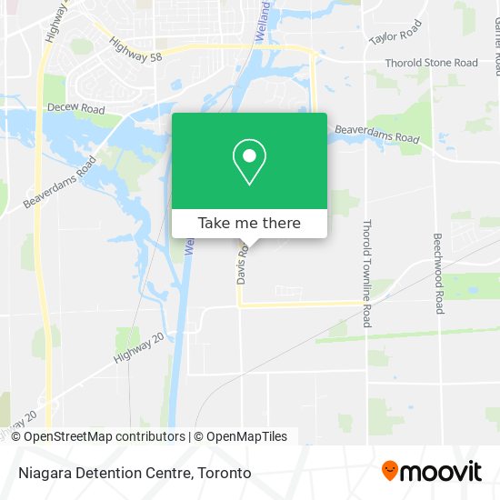 Niagara Detention Centre map