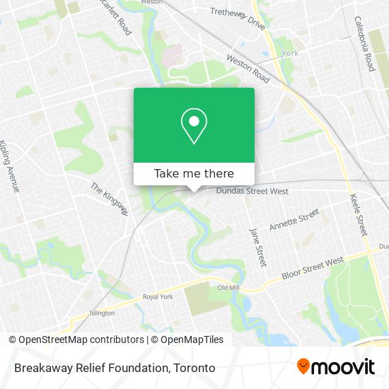 Breakaway Relief Foundation map