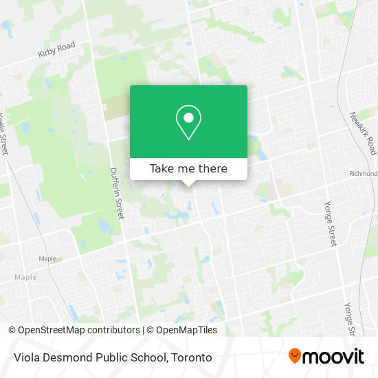 Viola Desmond Public School map