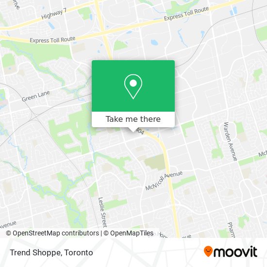 Trend Shoppe map