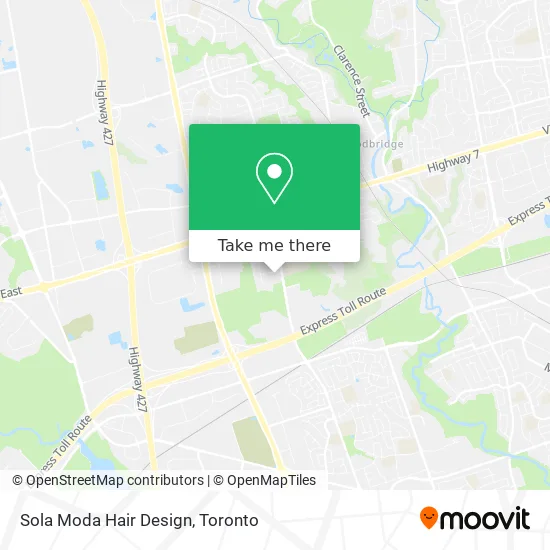 Sola Moda Hair Design map