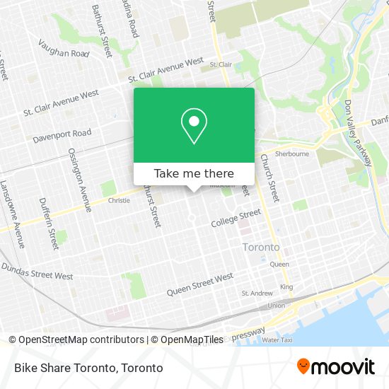 Bike Share Toronto map